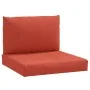 Cojines para sofá de palets 2 uds tela rojo melange de , Cojines para sillas y sofás - Ref: Foro24-4002647, Precio: 36,47 €, ...