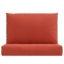 Cojines para sofá de palets 2 uds tela rojo melange de , Cojines para sillas y sofás - Ref: Foro24-4002647, Precio: 36,47 €, ...