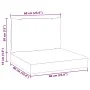 Cojines para sofá de palets 2 uds tela rojo melange de , Cojines para sillas y sofás - Ref: Foro24-4002647, Precio: 36,47 €, ...