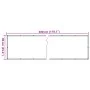 Sichtschutz-Balkonverkleidung aus anthrazitgrauem PVC, 300x90 cm von , Zaunpaneele - Ref: Foro24-4005428, Preis: 13,70 €, Rab...