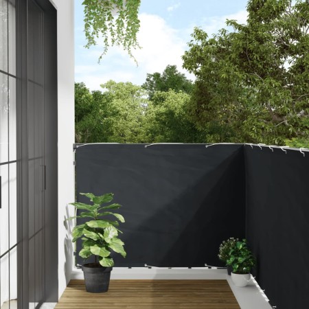 Pantalla de privacidad de balcón PVC gris antracita 800x120 cm de , Paneles de vallas - Ref: Foro24-4005489, Precio: 40,28 €,...