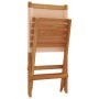 Sillas de jardín 2 uds madera maciza acacia y tela beige de , Sillas de jardín - Ref: Foro24-367693, Precio: 110,58 €, Descue...