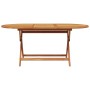 Set de comedor de jardín 7 pzas ratán PE madera maciza beige de , Conjuntos de jardín - Ref: Foro24-3281708, Precio: 542,47 €...
