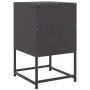 Mesita de noche acero negra 36x39x60,5 cm de , Mesitas de noche - Ref: Foro24-846458, Precio: 68,92 €, Descuento: %