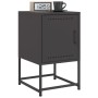 Mesitas de noche 2 uds acero negra 36x39x60,5 cm de , Mesitas de noche - Ref: Foro24-846447, Precio: 66,30 €, Descuento: %