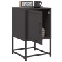 Mesitas de noche 2 uds acero negra 36x39x60,5 cm de , Mesitas de noche - Ref: Foro24-846447, Precio: 66,30 €, Descuento: %