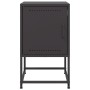 Mesitas de noche 2 uds acero negra 36x39x60,5 cm de , Mesitas de noche - Ref: Foro24-846447, Precio: 66,30 €, Descuento: %