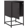 Mesitas de noche 2 uds acero negra 36x39x60,5 cm de , Mesitas de noche - Ref: Foro24-846447, Precio: 66,30 €, Descuento: %