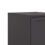 Mesitas de noche 2 uds acero negra 36x39x60,5 cm de , Mesitas de noche - Ref: Foro24-846447, Precio: 66,30 €, Descuento: %