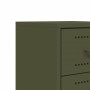 Mesita de noche acero verde oliva 36x39x60,5 cm de , Mesitas de noche - Ref: Foro24-846466, Precio: 71,80 €, Descuento: %