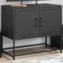 Mueble para TV de acero negro 68,5x39x60,5 cm de , Muebles TV - Ref: Foro24-846470, Precio: 54,76 €, Descuento: %