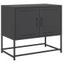 Mueble para TV de acero negro 68,5x39x60,5 cm de , Muebles TV - Ref: Foro24-846470, Precio: 54,76 €, Descuento: %