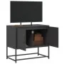 Mueble para TV de acero negro 68,5x39x60,5 cm de , Muebles TV - Ref: Foro24-846470, Precio: 54,76 €, Descuento: %