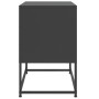 Mueble para TV de acero negro 68,5x39x60,5 cm de , Muebles TV - Ref: Foro24-846470, Precio: 55,13 €, Descuento: %