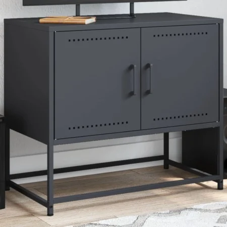 Mueble para TV de acero gris antracita 68,5x39x60,5 cm de , Muebles TV - Ref: Foro24-846472, Precio: 56,99 €, Descuento: %