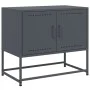 Mueble para TV de acero gris antracita 68,5x39x60,5 cm de , Muebles TV - Ref: Foro24-846472, Precio: 56,99 €, Descuento: %