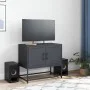 Mueble para TV de acero gris antracita 68,5x39x60,5 cm de , Muebles TV - Ref: Foro24-846472, Precio: 56,99 €, Descuento: %