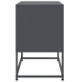 Mueble para TV de acero gris antracita 68,5x39x60,5 cm de , Muebles TV - Ref: Foro24-846472, Precio: 57,54 €, Descuento: %
