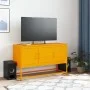 Mueble para TV de acero amarillo mostaza 100,5x39x60,5 cm de , Muebles TV - Ref: Foro24-846479, Precio: 102,67 €, Descuento: %