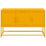 Mueble para TV de acero amarillo mostaza 100,5x39x60,5 cm de , Muebles TV - Ref: Foro24-846479, Precio: 104,04 €, Descuento: %