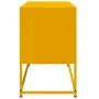 Mueble para TV de acero amarillo mostaza 100,5x39x60,5 cm de , Muebles TV - Ref: Foro24-846479, Precio: 102,67 €, Descuento: %