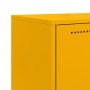 Aparador de acero amarillo mostaza 68,5x38,5x107 cm de , Aparadores - Ref: Foro24-846485, Precio: 121,04 €, Descuento: %