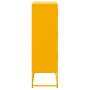 Aparador de acero amarillo mostaza 68,5x38,5x123,5 cm de , Aparadores - Ref: Foro24-846491, Precio: 112,24 €, Descuento: %