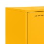 Aparador de acero amarillo mostaza 68,5x38,5x123,5 cm de , Aparadores - Ref: Foro24-846491, Precio: 112,24 €, Descuento: %