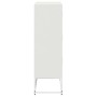 Aparador de acero blanco 68,5x38,5x123,5 cm de , Aparadores - Ref: Foro24-846493, Precio: 152,21 €, Descuento: %