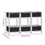 Arriate polipropileno 120x40x71 cm de vidaXL, Maceteros y jardineras - Ref: Foro24-310407, Precio: 79,76 €, Descuento: %