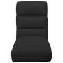 Tumbona de suelo plegable de cuero sintético negro de vidaXL, Divanes - Ref: Foro24-325245, Precio: 136,69 €, Descuento: %