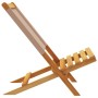 Sillas de jardín plegables 4 uds madera maciza y tela taupe de , Sillas de jardín - Ref: Foro24-3214643, Precio: 210,75 €, De...