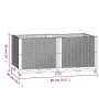 Arriate polipropileno 80x40x38 cm de vidaXL, Maceteros y jardineras - Ref: Foro24-310402, Precio: 47,53 €, Descuento: %