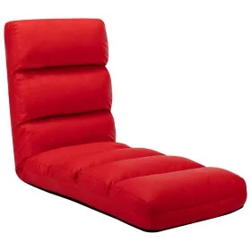 Folding red synthetic leather floor lounger by vidaXL, Daybeds - Ref: Foro24-325250, Price: 137,38 €, Discount: %