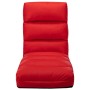 Tumbona de suelo plegable de cuero sintético rojo de vidaXL, Divanes - Ref: Foro24-325250, Precio: 139,43 €, Descuento: %