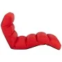 Tumbona de suelo plegable de cuero sintético rojo de vidaXL, Divanes - Ref: Foro24-325250, Precio: 137,38 €, Descuento: %