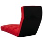 Tumbona de suelo plegable de cuero sintético rojo de vidaXL, Divanes - Ref: Foro24-325250, Precio: 139,43 €, Descuento: %