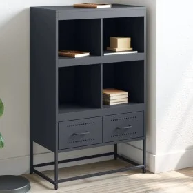 Aparador de acero antracita 68x39x111,5 cm de , Aparadores - Ref: Foro24-846604, Precio: 97,57 €, Descuento: %