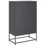 Aparador de acero antracita 68x39x111,5 cm de , Aparadores - Ref: Foro24-846604, Precio: 97,57 €, Descuento: %
