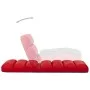 Folding red synthetic leather floor lounger by vidaXL, Daybeds - Ref: Foro24-325250, Price: 137,38 €, Discount: %