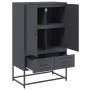 Aparador de acero antracita 68x39x111,5 cm de , Aparadores - Ref: Foro24-846610, Precio: 152,61 €, Descuento: %