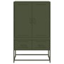 Aparador de acero laminado en frío verde oliva 68x39x111,5 cm de , Aparadores - Ref: Foro24-846612, Precio: 153,23 €, Descuen...