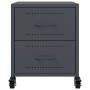 Mesitas de noche 2 unidades acero gris antracita 36x39x43,5 cm de , Mesitas de noche - Ref: Foro24-846631, Precio: 99,14 €, D...