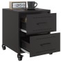 Mesitas de noche 2 uds acero negra 36x39x43,5 cm de , Mesitas de noche - Ref: Foro24-846627, Precio: 94,37 €, Descuento: %