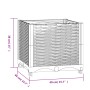 Arriate polipropileno 40x40x38 cm de vidaXL, Maceteros y jardineras - Ref: Foro24-310401, Precio: 32,14 €, Descuento: %