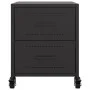 Mesitas de noche 2 uds acero negra 36x39x43,5 cm by , Nightstands - Ref: Foro24-846627, Price: 93,48 €, Discount: %
