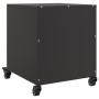 Mesitas de noche 2 uds acero negra 36x39x43,5 cm de , Mesitas de noche - Ref: Foro24-846627, Precio: 94,37 €, Descuento: %