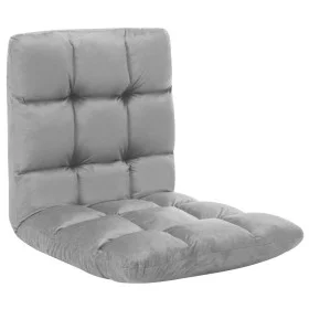 Gray microfiber folding floor lounger by vidaXL, Daybeds - Ref: Foro24-325254, Price: 79,94 €, Discount: %