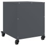 Mesita de noche acero gris antracita 36x39x43,5 cm de , Mesitas de noche - Ref: Foro24-846708, Precio: 45,65 €, Descuento: %