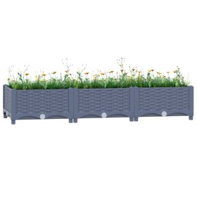Arriate polipropileno 120x40x23 cm de vidaXL, Maceteros y jardineras - Ref: Foro24-310399, Precio: 45,64 €, Descuento: %